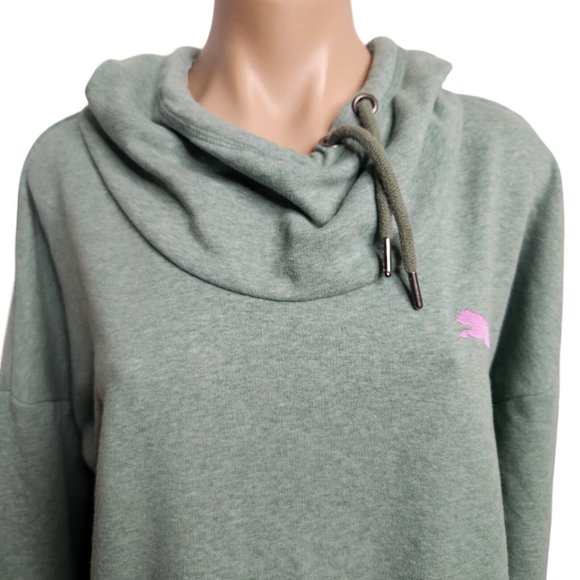 PUMA Women's Refresh Long Sleeve Pullover Hoodie Laurel Wreath Size Large - Picture 8 of 12
